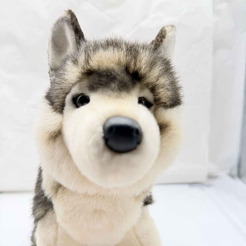 Douglas Cuddle Toys Atka The Wolf Dog 11" Stuffed Plush Animal #1833 Realistic - Picture 4 of 13